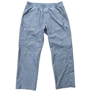 Figs Graphite Gray Mens Axim Cargo Scrub Pants Size XXL Short Style T2001S